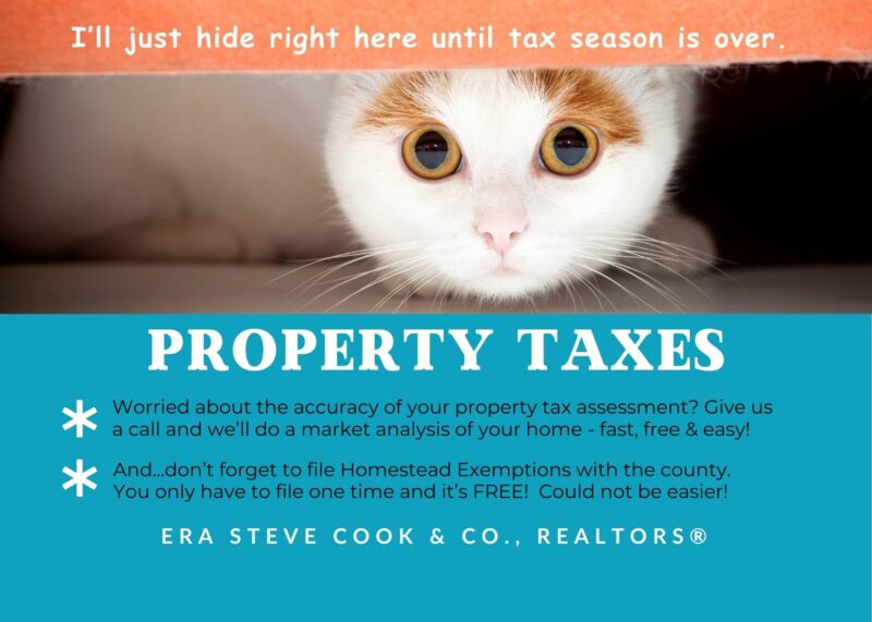 We can help with property values and taxes
